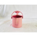 Pink metal kids watering can